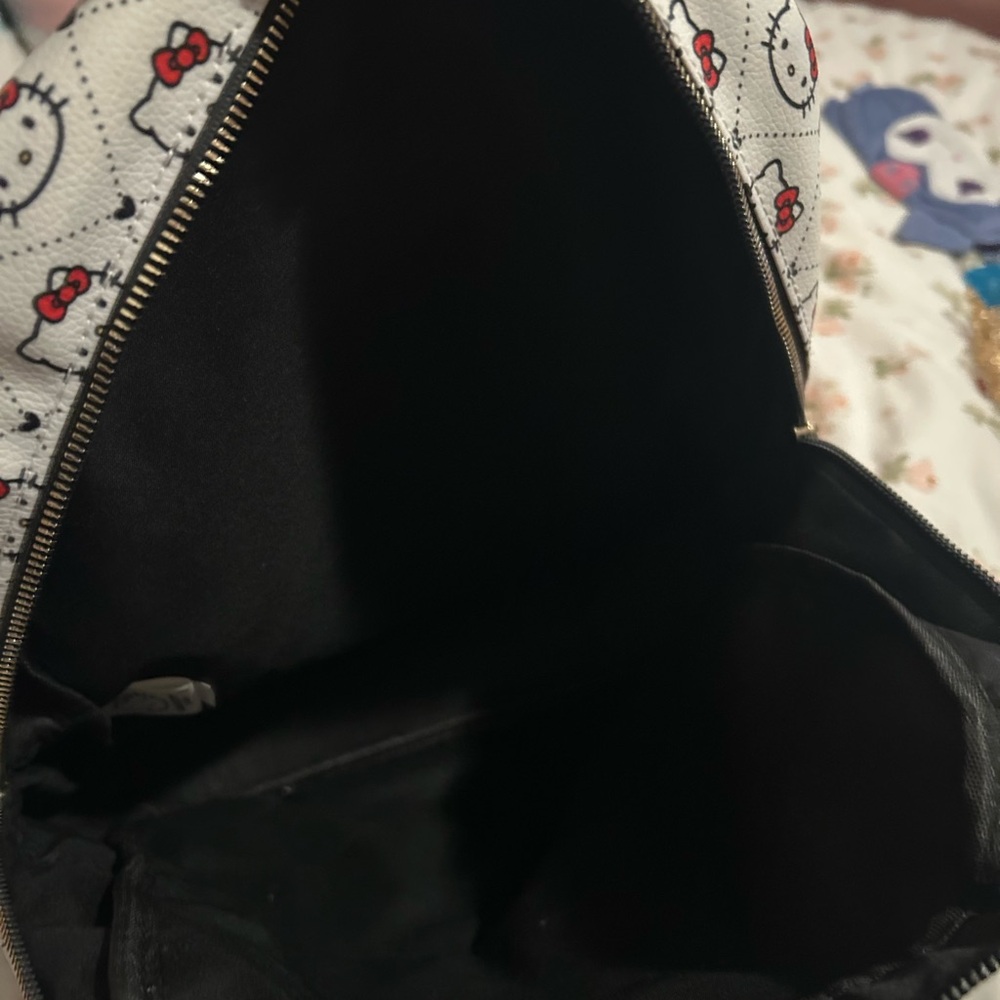 Hello Kitty Patterned Backpack With Black And Red… - image 3